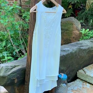 Daniel Rainn Ivory Sleeveless Top/Tunic